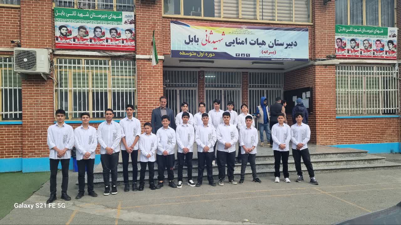 کسب مقام نخست شهرستانی گروه سرود دبیرستان شهید ثانی